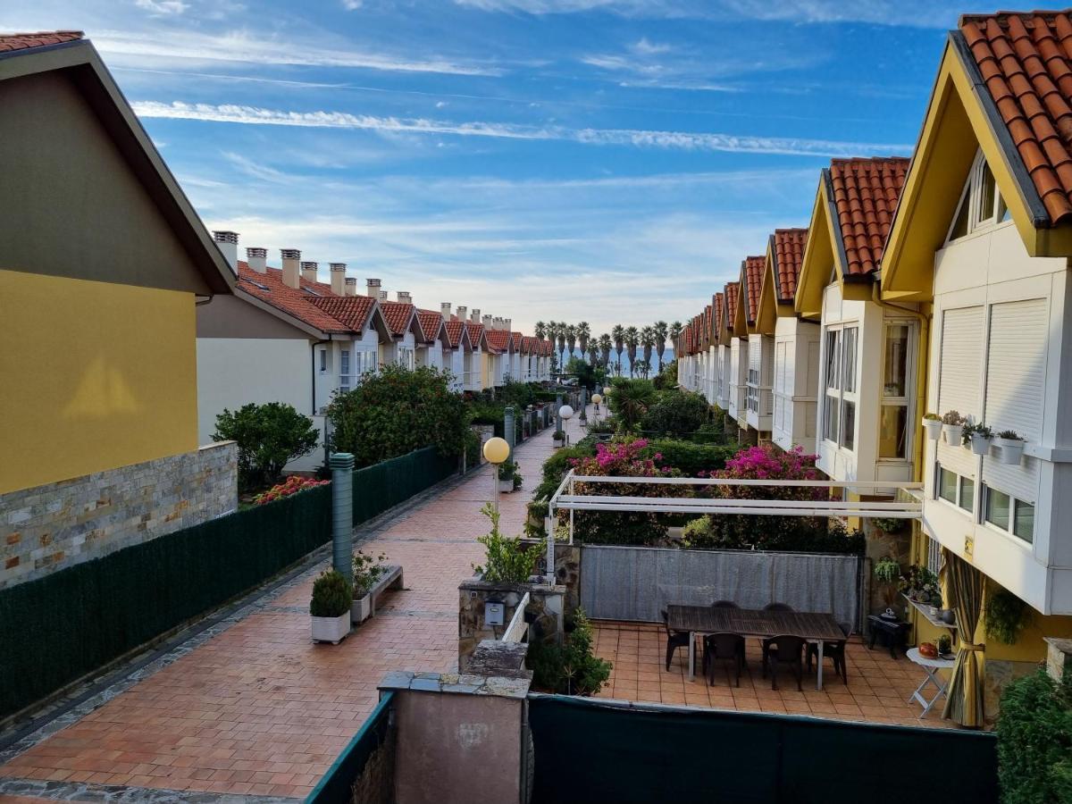 158A Triplex Rinconin con piscina Villa Gijón Exterior foto