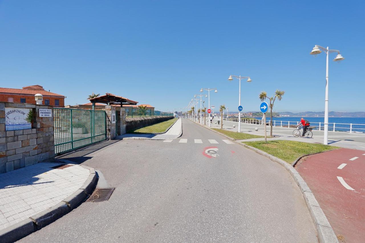 158A Triplex Rinconin con piscina Villa Gijón Exterior foto